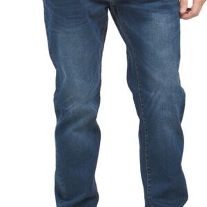 Nickel & Iron straight leg slim Men's Blue Jeans size 34x 32